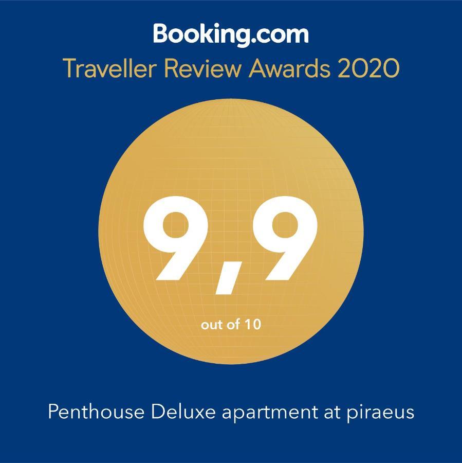Penthouse Deluxe Apartment At Pireu Exterior foto
